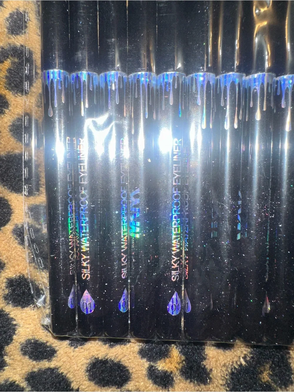 12 set of black waterproof eyeliner